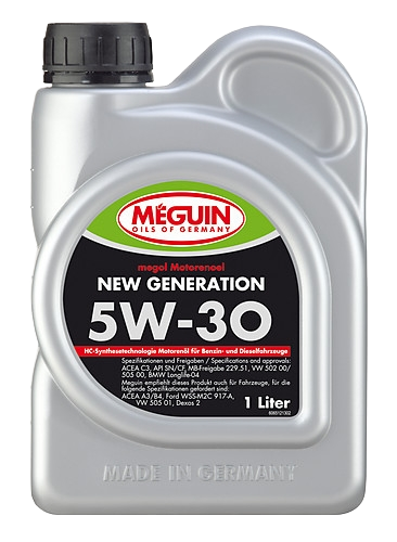 Моторное масло MEGUIN Megol New Generation 5W-30, 1л